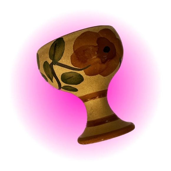 SET OF THREE VINTAGE CLAY SHOT GLASSES - Picture 1 of 4